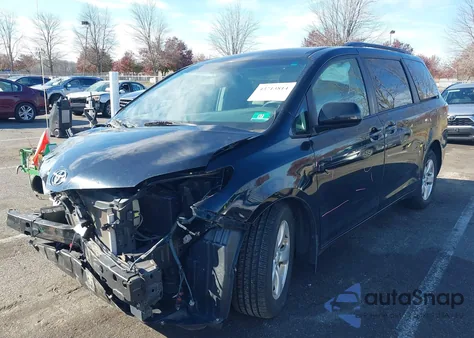 2016 Toyota Sienna Le 8 Passenger из США, поврежденный, VIN 5TDKK3DC6GS725084
